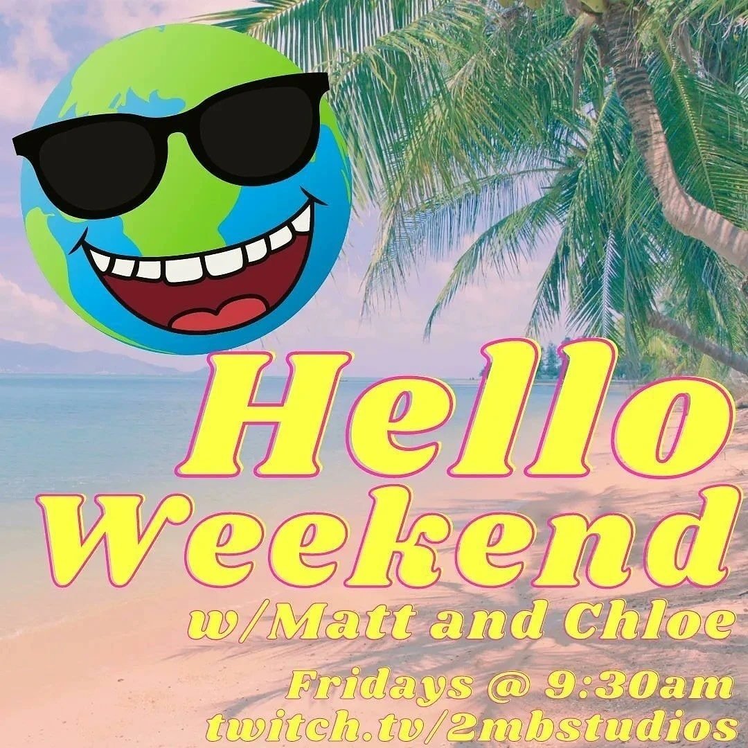 2MBStudios's tweet photo. Today at 9:30am EDT:

Friday morning. Made funnier.

See Chloe and Matt introduce you to the weekend with their charming, funny morning show. With guests @chris_nakis &amp; @the_whittington.

Watch here: https://t.co/hA7wwarWEy https://t.co/MtLexgQv7b