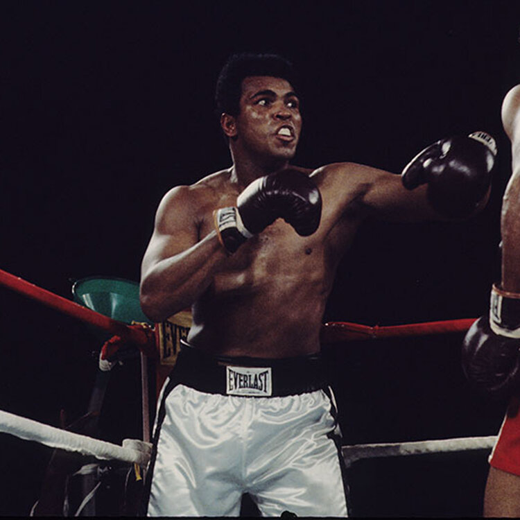 Muhammad Ali shook up the world all over again when he reclaimed the World Heavyweight boxing title during “Rumble in the Jungle.” 

#MuhammadAli #GeorgeForeman #RumbleintheJungle #HeavyweightChampion #Boxing #Icon