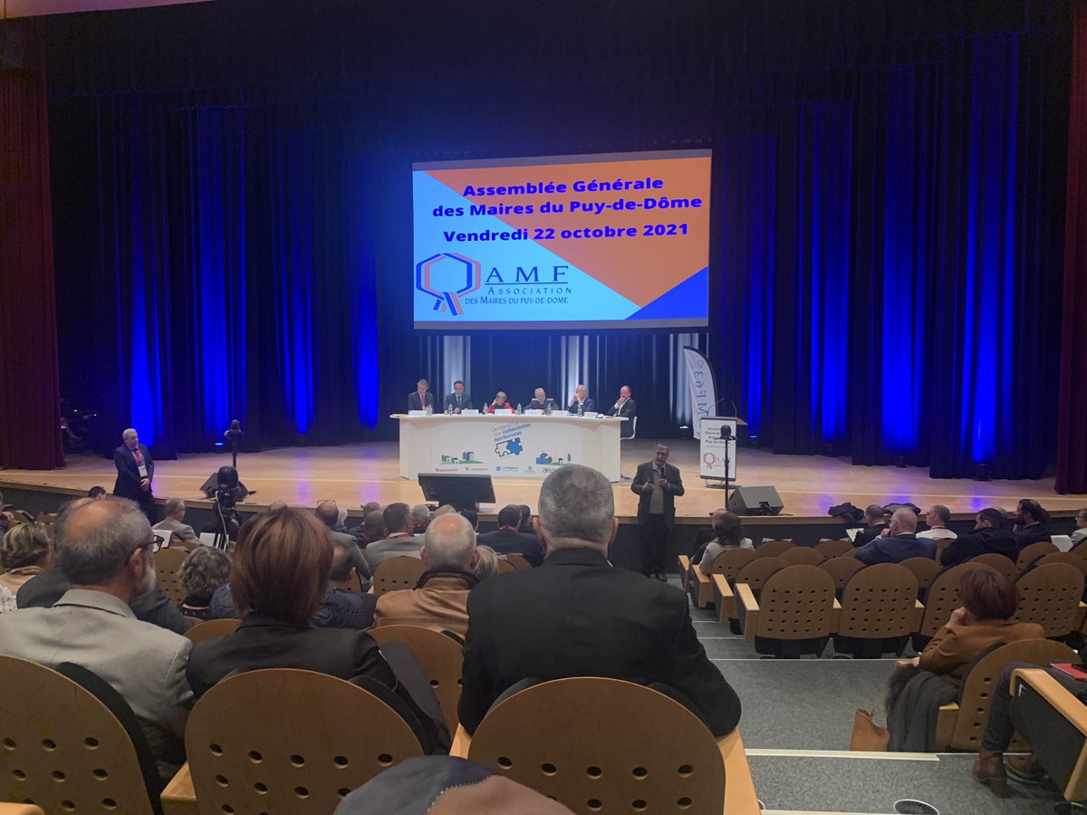 MrlMateo's tweet photo. Présent ce matin à l’assemblée générale de l’association des Maires de France 63 🇫🇷
@l_amf #AMF63 https://t.co/SgYqOTldSb