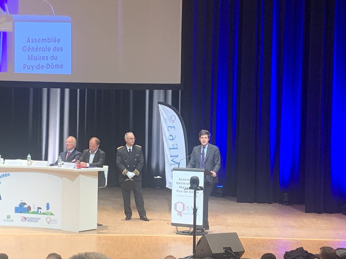MrlMateo's tweet photo. Présent ce matin à l’assemblée générale de l’association des Maires de France 63 🇫🇷
@l_amf #AMF63 https://t.co/SgYqOTldSb