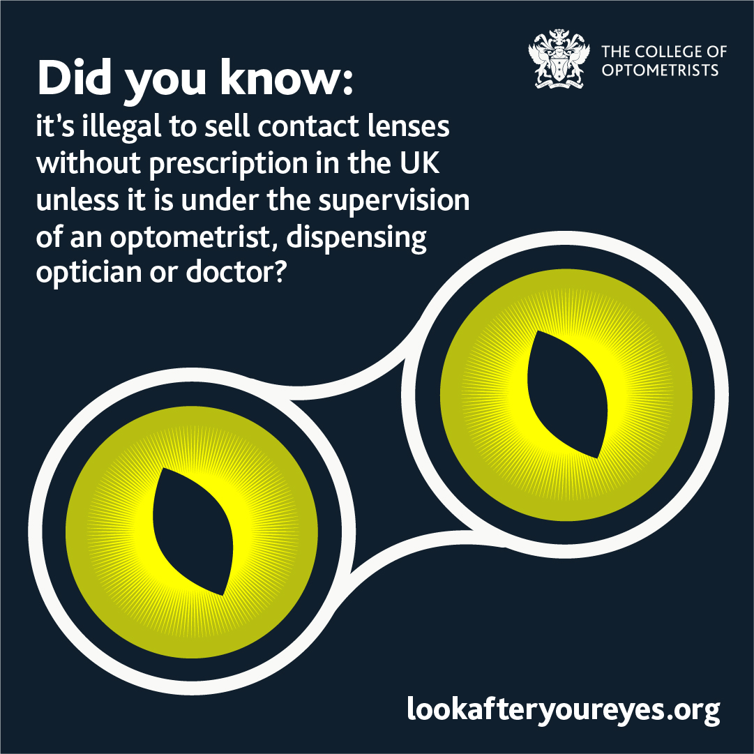 🎃Just a quick reminder when you're planning this years Halloween outfit that is is actually illegal and quite dangerous to supply contact lenses in the UK without the supervision of a trained professional 👀

#independentoptician #wetherby #opticianlife #lookafteryoureyes
