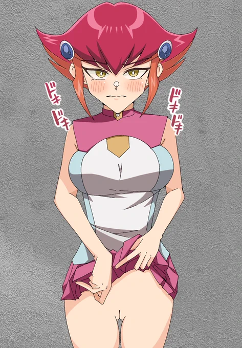 【NSFW注意】
遊戯王ZEXALの神月アンナさんのえっちな絵を描きました 