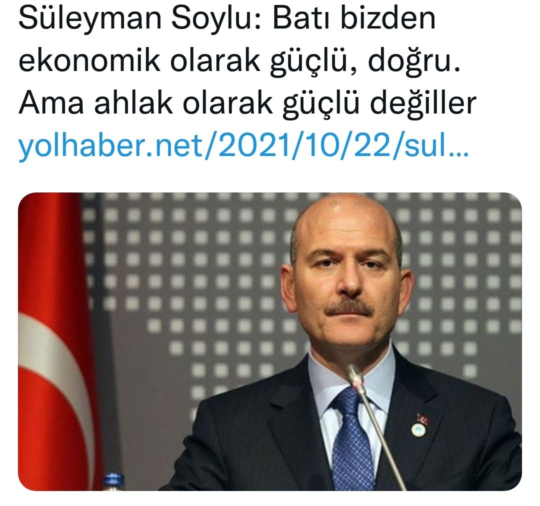 *Bir kereden birşey olmaz
*Çocuğun rızası var
*Kocama vermediklerimi rte ye veririm
*rte nin dötünün kılıyım
*baldızla zina nikahı bozmaz
*çocuğuna hallenirsen karın haram olur
Cümlelerini kuran zihniyetin içişleri bakanı çıkmış "batı ahlak olarak bizden güçlü değil" demiş.

LGBT