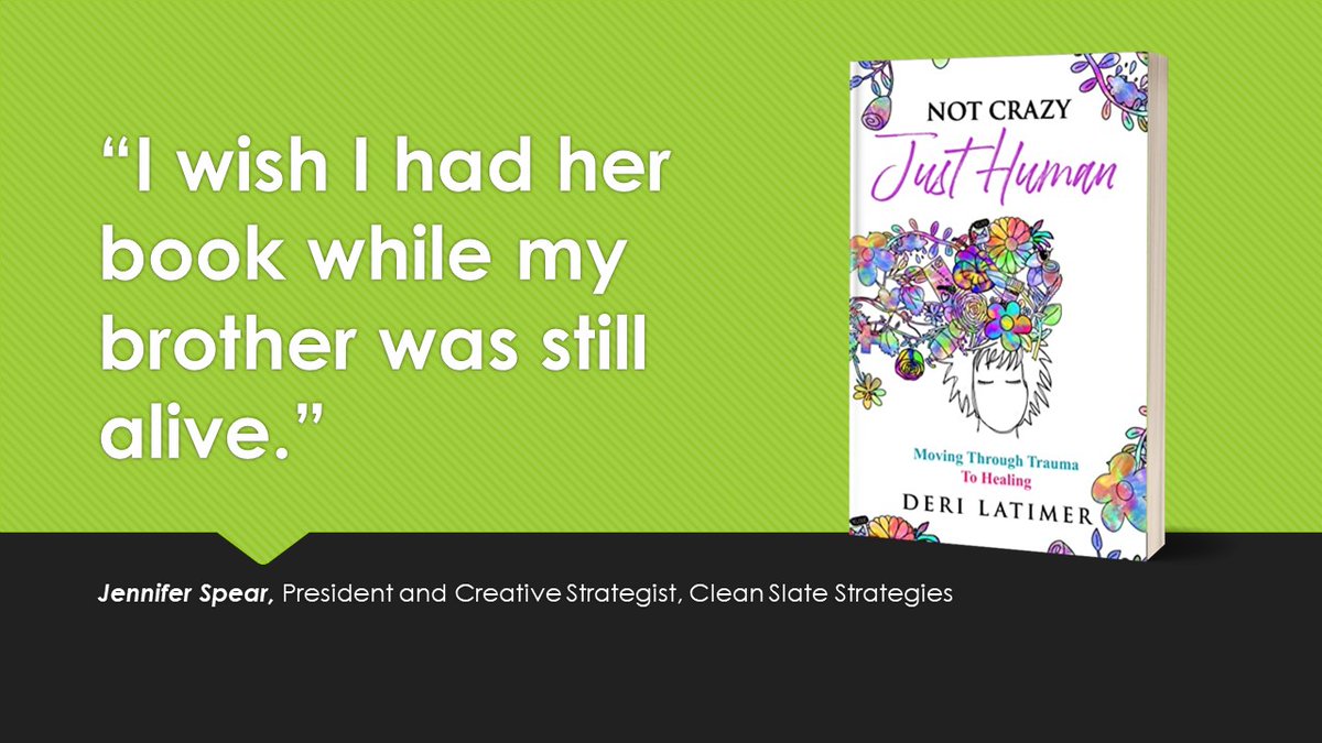 derilatimer's tweet photo. To know @workunscripted is to love her... Thank you, my friend, for adding your beautiful review to #NotCrazyJustHuman!
Jennifer is a #keynotespeaker #facilitator #MC and #improv master who works with organizations to inspire them to #workunscripted. https://t.co/dy5i297pO1