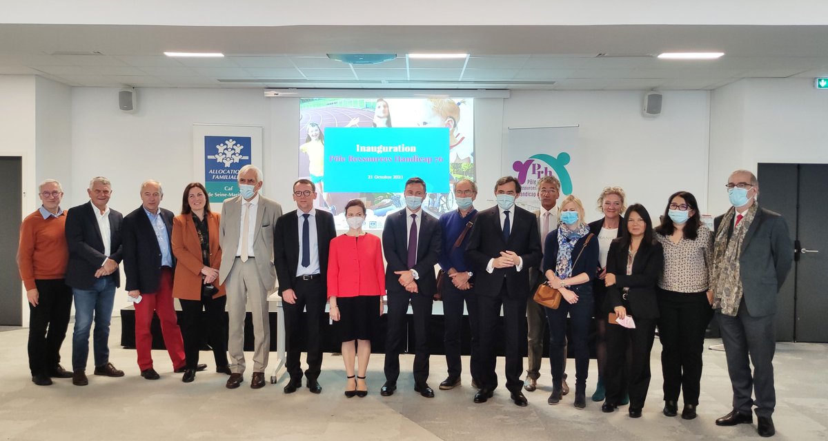 dsden76's tweet photo. Lancement du pôle ressources handicap #PRH76 hier par la CAF 76, la direction académique, le Département et des associations pour renforcer l'#inclusion des enfants en situation de #handicap, notamment dans les centres de loisirs, et mieux accompagner les #familles https://t.co/ZUMKFLTr0H