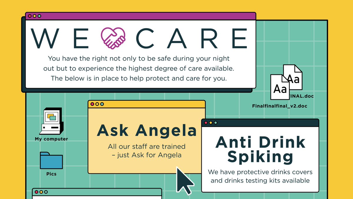 We are aware that there is a lot of concern regarding drink #spiking – both locally and nationally. If you have any ideas how we can be doing then please message us - we want to make sure that we continue to provide a #safe environment for our customers to have a great night out.