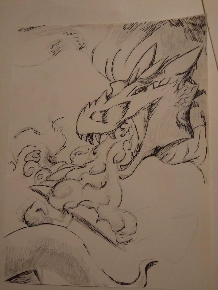 Guess who forgot their Beowulf illustration poster. It would have been so nice, too 😩 these are the pictures I took of only two illustrations. :')