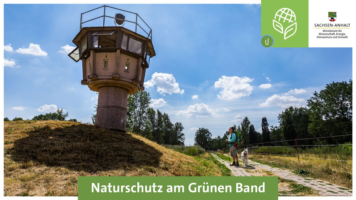 Ein Grenzwachturm an der ehemaligen innerdeutschen Grenze – das Grüne Band.