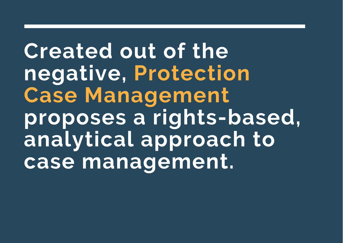 ProtectionClust's tweet photo. Protection case management should be conceived as a core intervention in #protection work
Sign up to learn more about this emerging modality within the #protectionsector and how we can build expertise together
👉https://t.co/pJDucS80Rq
#ProtectionForum2021 https://t.co/8z8YaDIcB5