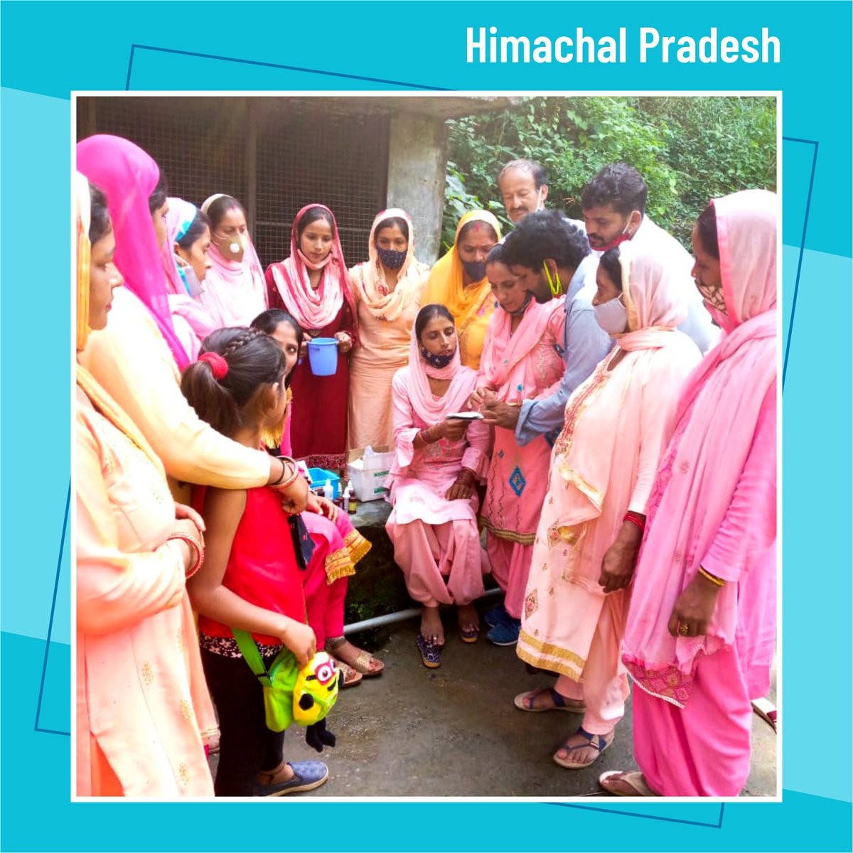 OfficeOfGSS's tweet photo. Village-level trainings for local community members, especially women, are being organized in Bilaspur district, #HimachalPradesh on water quality testing using #FieldTestKits (FTKs), undertaking sanitary inspection and uploading data regularly on #JJM-IMIS.
#JalJeevanMission https://t.co/9HZxsVdeVO