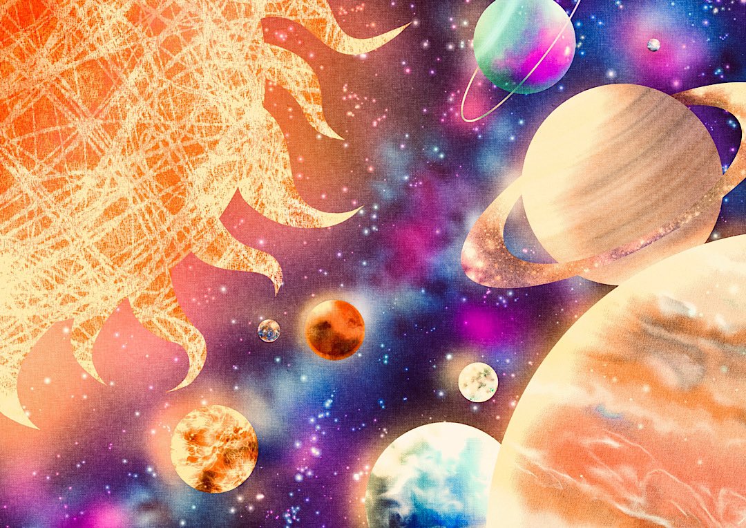 白虹 ファンタジーを生み出す画家 今までに描いた惑星たちを集めてみた 太陽系 宇宙イラスト イラスト好きさんと繋がりたい 創作の狼煙 絵柄が好みって人にフォローされたい T Co Cwbeiqymrf Twitter