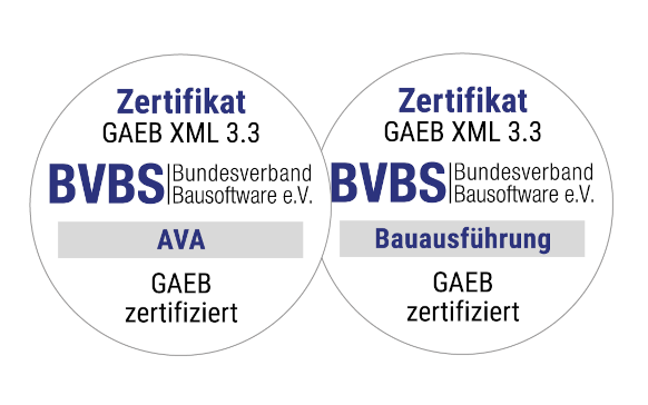 avanova_de's tweet photo. GAEB XML 3.3 Zertifikat
In Sachen #Datenaustausch und Schnittstellen unterstützt #NOVAAVA den aktuellen #GAEB XML Standard. Als eine der ersten Anwendungen wurde unsere #Webapp für die Bereiche AVA und Bauausführung jetzt offiziell vom BVBS zertifiziert.
https://t.co/zzTUQAryFP https://t.co/4D9riiEkL0