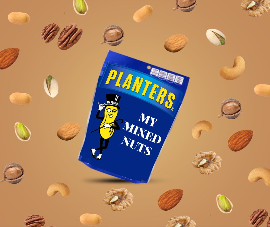 planterscanada's tweet photo. If you were to create your own pack of mixed nuts, which nuts would you include?
#NationalNutDay #PlantersMixedNuts #PlantersCanada https://t.co/7SPd5m1L2T