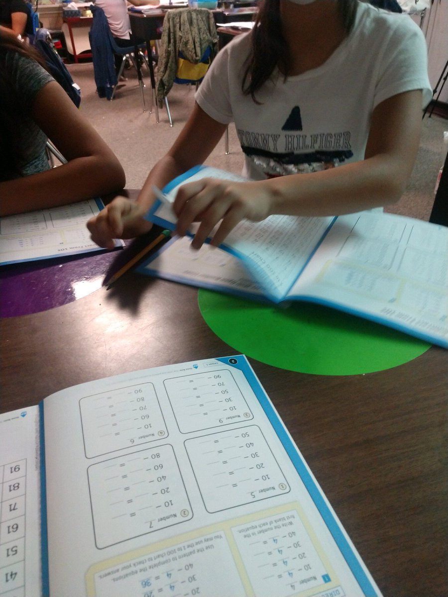 FamMarty's tweet photo. Yesterday @TravisTornados1 @ECISDmath @AshleyS42308235 @ErinBueno2 #DotheMath in action with Mrs. Diaz! https://t.co/mbiuCGBhoe
