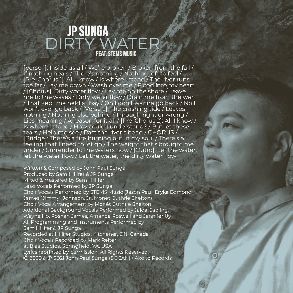 JPSUNGAMUSIC's tweet photo. HAPPY RELEASE DAY!! And just like that, DIRTY WATER is now officially born into the UNIVERSE 🌍Available NOW for purchase and streaming on all major online platforms! #JPSunga #NewSingle #NewMusic #STEMSMusic #IndieArtist #Kitchener #Waterloo #KWMusic #NewMusicFriday #ReleaseDay https://t.co/YK1iV6KYz5
