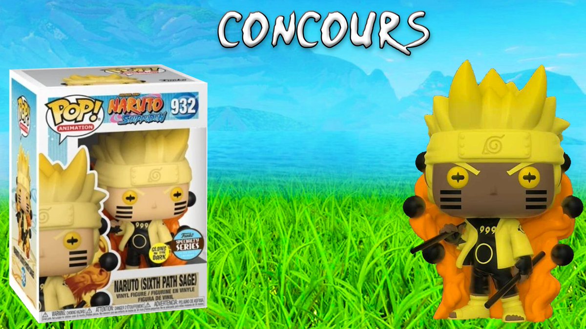 Deals_Store_Fr's tweet photo. 🚨 #Concours 🚨

Gagne ta figurine #FunkoPop du personnage #Naruto six path sage brille dans le noir.

Comment participer :

1⃣ RT ce tweet 
2⃣ Follow @TeamPopFr et @popito_fr 

https://t.co/37WftgrMeE

🏁 Tas : 28, 11, à 20h 📆 https://t.co/GfpXhs4MtL
