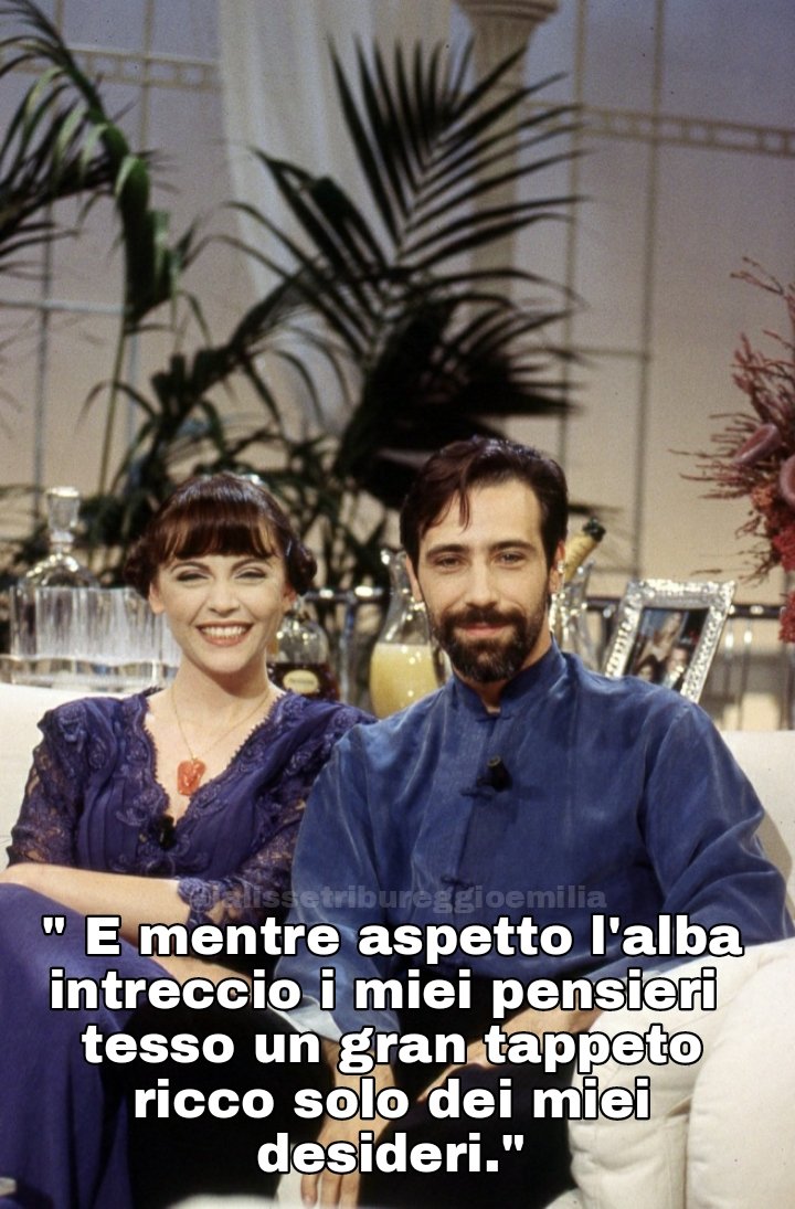 tribujalisse_re's tweet photo. Frase estratta da: Il tappeto dei desideri per la rubrica #LeCanzonideiJalisse ✨
@Jalisseofficial @DrusianJalisse #jalissetribú #alessandradrusian #fabioricci #newalbum #Localitourdautore #SAnREMOaCASAJALISSE #casaebottegajalisse #voglioemozionarmiancora https://t.co/MoyEQ398s1