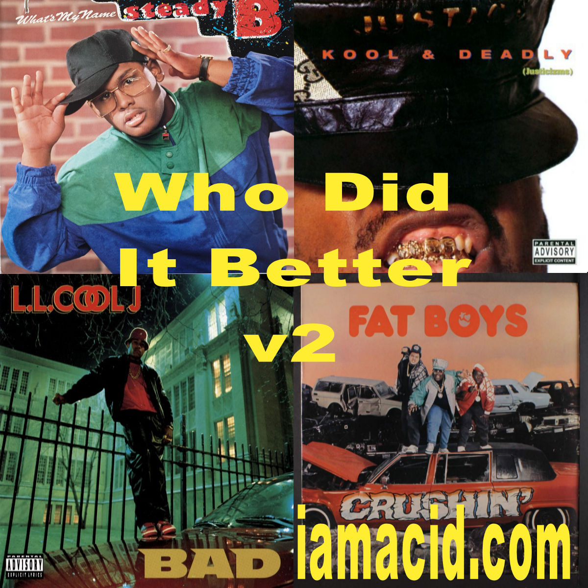 Acidda1's tweet photo. Who had the better album ? Steady B, Just Ice, LL Cool J or The Fat Boys #QOTD #WDIB #IAMACID #ACIDDA1 #QUESTIONOFTHEDAY #WHODIDITBETTER #ADMIRATION #Splash #ACID2779 #HIPHOP #RBMUSIC https://t.co/tempDtvGQo