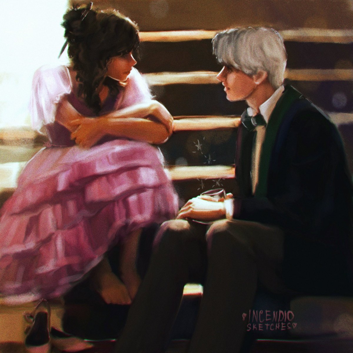 let's pretend the Yule Ball ended like this😍
#dracomalfoy #Draco #Dramione #dracohermione #hermionegranger #art #Hp #harrypotter #hpfanfic #yuleball