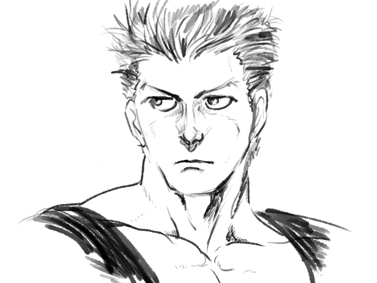 #あなたが描く男性がみたい
いつもは男性というか好き好んでオッサンばっかり描いてます。 