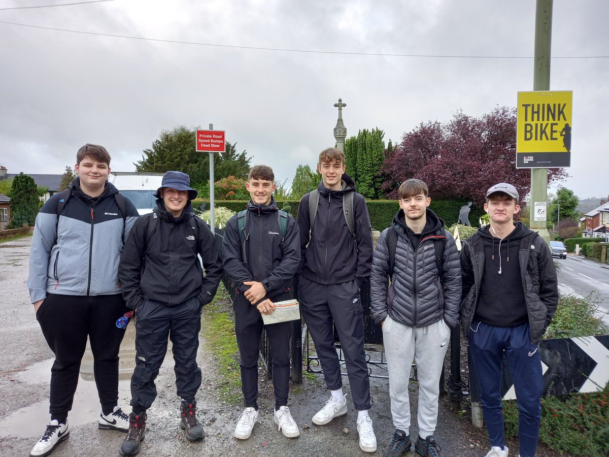 PSmarpleSFC's tweet photo. Very proud teacher moment! Some of the Marple UPS students taking part in their 15km sponsored walk this morning. All planned as part of their Teamwork and Leadership unit. They have already raised £360 for their chosen charity North West Ambulance Service. https://t.co/Wa1f0sg77p