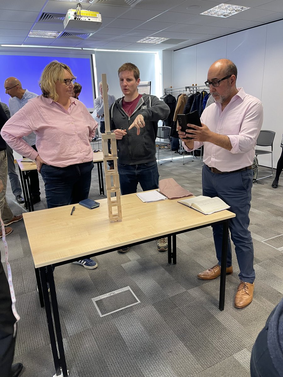 drqaisermalik's tweet photo. Leadership course day 2 playing with Jenga! @MSEHospitals @MSEImprovement clinical lead East 2
imaging network #NHSleadership #imagingnetworks https://t.co/myPwegDB8t