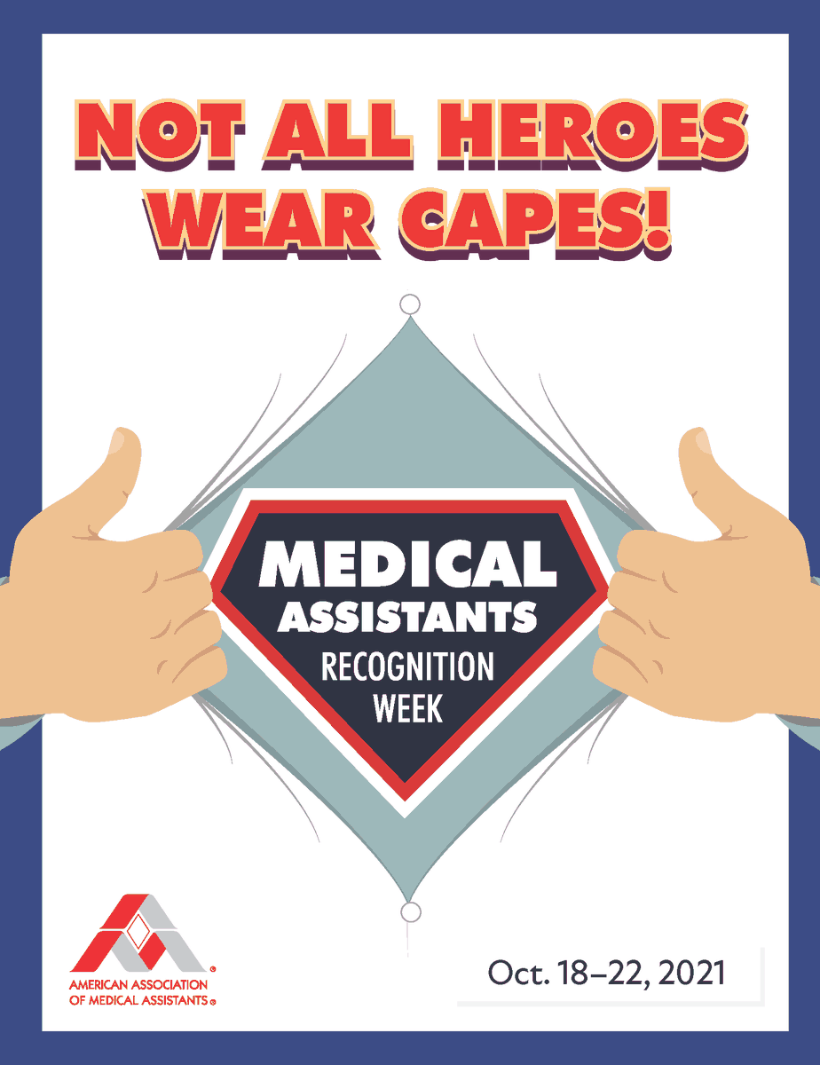 StanlyCC's tweet photo. It's the last day of Medical Assistant Week! Medical assistants play a critical &amp; versatile part of the health care delivery team. We celebrate these dedicated &amp; compassionate individuals today &amp; every day. @AAMAOfficial 

#MARWeek #MARDay #MARWeek2021 #MARDay2021 https://t.co/MrcYtwHevB