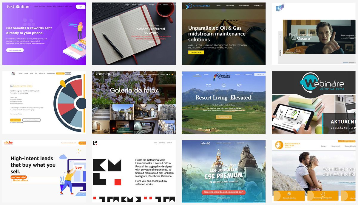 sitecake's tweet photo. Major selection of websites managed with Sitecake

https://t.co/W3o0izLtNZ https://t.co/AxIW7QVbuK