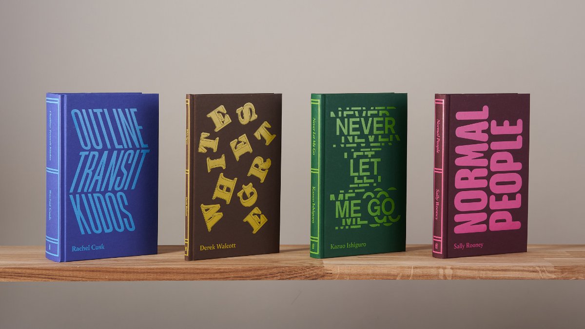 FaberBooks's tweet photo. Today we launch our stunning #FaberMembers Editions of Never Let Me Go, Normal People, White Egrets and, collected together for the first time, Outline Transit Kudos. Become a Faber Member and explore the books here: https://t.co/CrpbohJ1sD https://t.co/EVnNIhOZwl