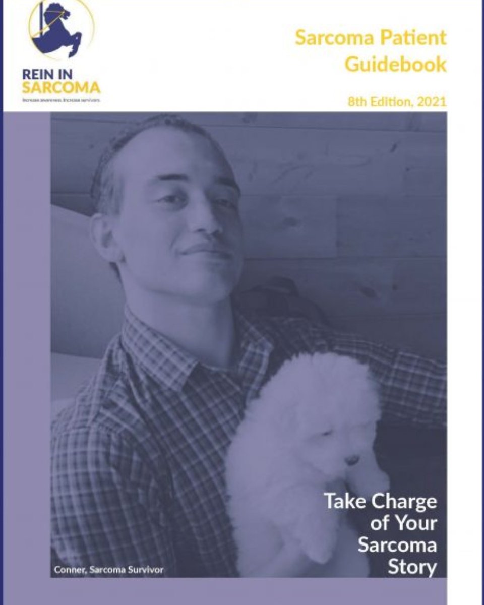 reininsarcoma's tweet photo. Newly diagnosed with sarcoma? The Rein in Sarcoma Patient Guidebook provides support, hope, information, and valuable resources for the newly diagnosed sarcoma patient. 

New updated version available: https://t.co/mhpRZPlSrs

#sarcomasupport
#sarcomaresource
#sarcomaguidebook https://t.co/SBiUyWZT0G