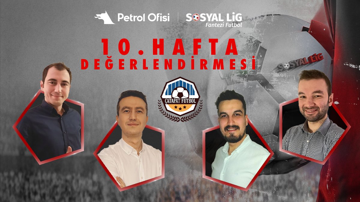 sosyallig's tweet photo. Sosyal Lig'de 10. hafta başlıyor. 🙌🏻

Sercan Hekim (@srcn21srcn), Oğuz Kavas (@oguzkavas), Uğur Kavas (@Kavasugur) ve Tolga Dilar'dan (@tolgadilar) oluşan @Catapatfutbol yeni haftaya yönelik tüyolarını Sosyal Lig YouTube kanalında paylaştı.

İzlemek için: https://t.co/rfyYOilNSt https://t.co/OqVwUC84sl