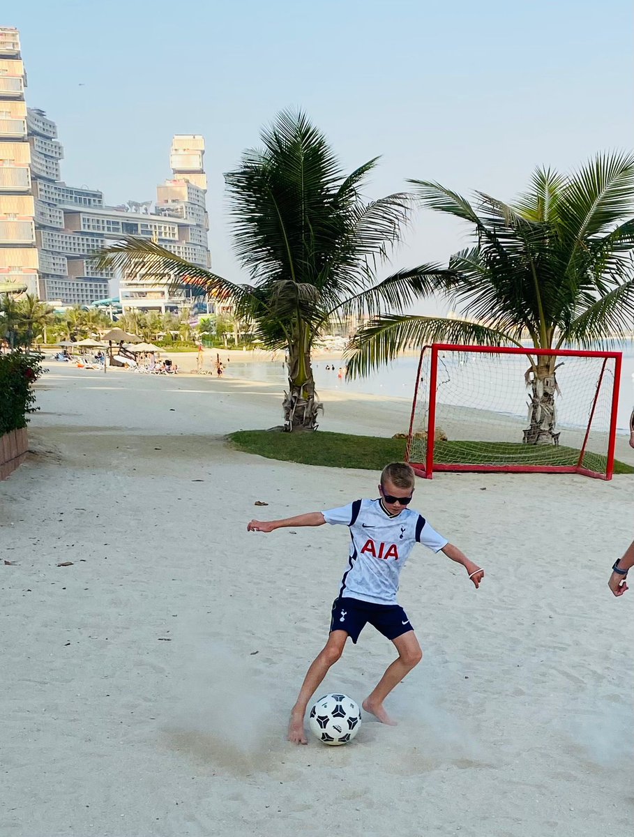 mitchellsj81's tweet photo. @SpursOfficial @HKane @ATLANTIS Aged 10, 35deg, no stopping him 💥 ⚽️ 🥅 https://t.co/8SndAUZlGW