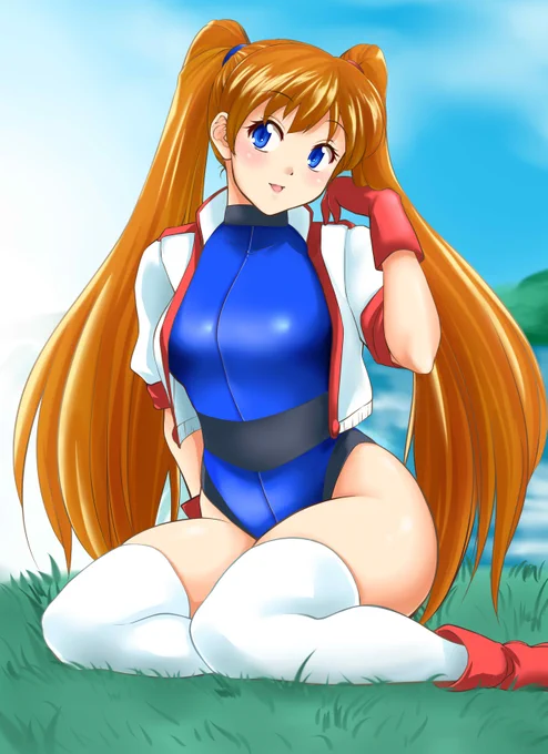 #レトロコンシューマー愛好会イラスト部
#スポーツの秋 
アスリートキャラというと、ぱっと思い浮かぶ娘さんです(*'ω`*) 