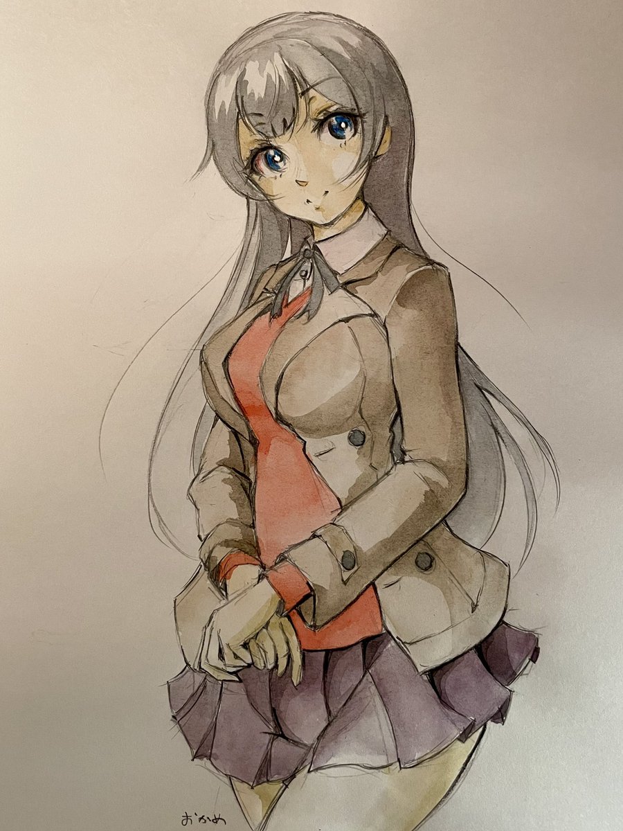 阿賀野(艦これ) 「阿賀野さんでした。

#艦これ版深夜の真剣お絵描き60分一本勝負
#艦これ版真剣」|おかめのイラスト