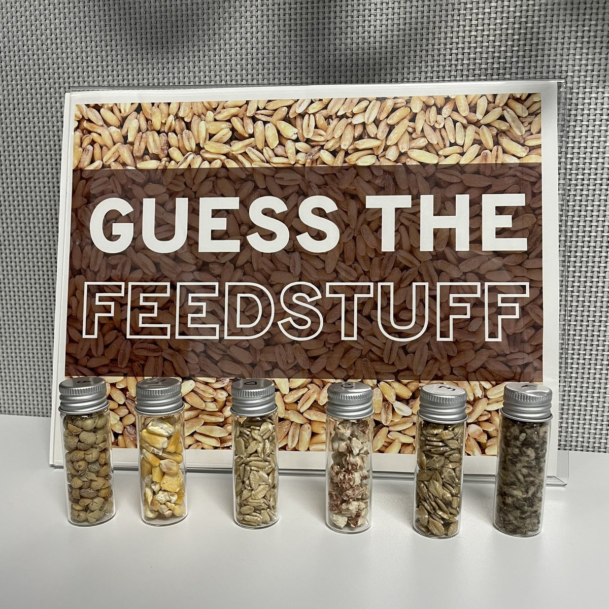 HeritageCoop's tweet photo. Yesterday, we participated in the @OSU_ACT Farmer’s Share event!

We talked to @OhioState students about the cooperative structure, our services, and potential careers.  

We also promoted our feed division by having students play "Guess the Feedstuff." https://t.co/84e5gEs4z6