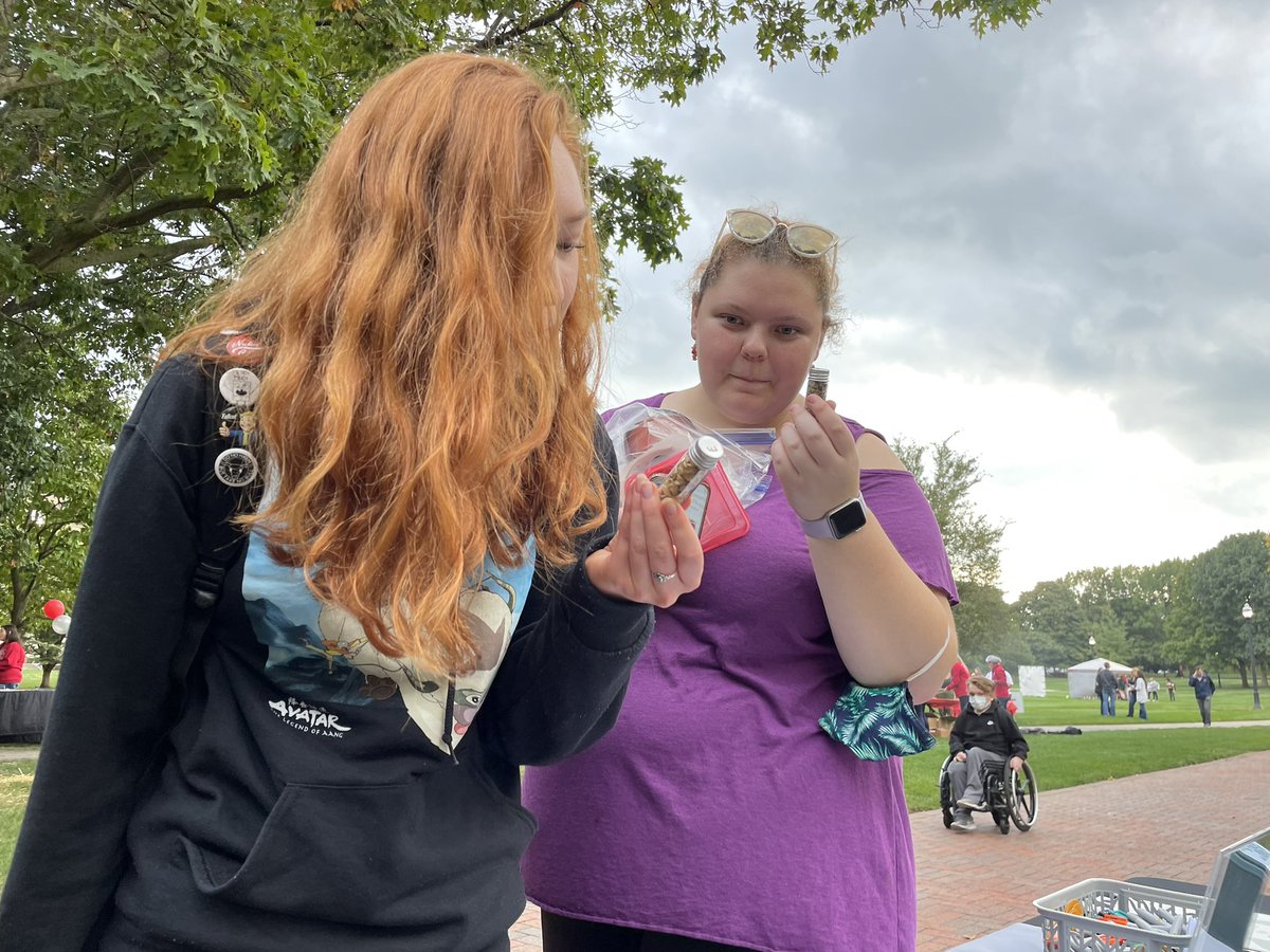 HeritageCoop's tweet photo. Yesterday, we participated in the @OSU_ACT Farmer’s Share event!

We talked to @OhioState students about the cooperative structure, our services, and potential careers.  

We also promoted our feed division by having students play "Guess the Feedstuff." https://t.co/84e5gEs4z6