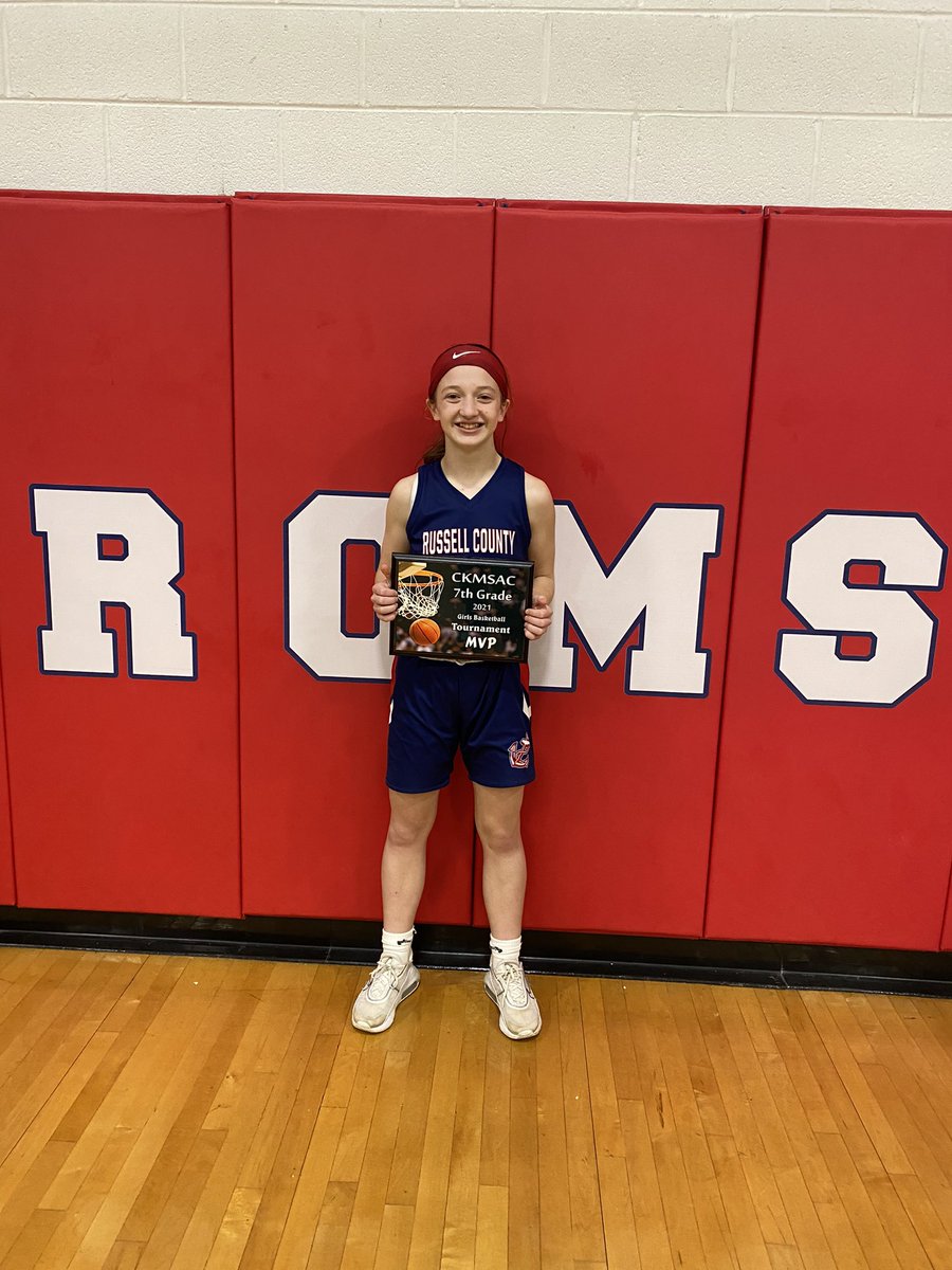 rcmsladylakers's tweet photo. Congrats to our PG, Addy Abrell on being chosen as 7th Grade Tourney MVP! Proud of you, Addy! https://t.co/CtLfsBusfM