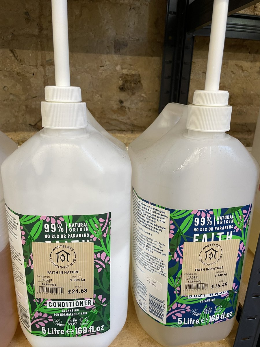 WastelessCH's tweet photo. Join us for the last time at The Exchange Sunday 24th 10-4. There’s 20% off vegan sweets &amp; 40% off dog treats (peanut butter bones &amp; coconut macaroons). 

The remaining Faith in Nature liquids are for sale with the 5l container &amp; pump which can be returned to us when empty. https://t.co/6ZYVJrjA2y