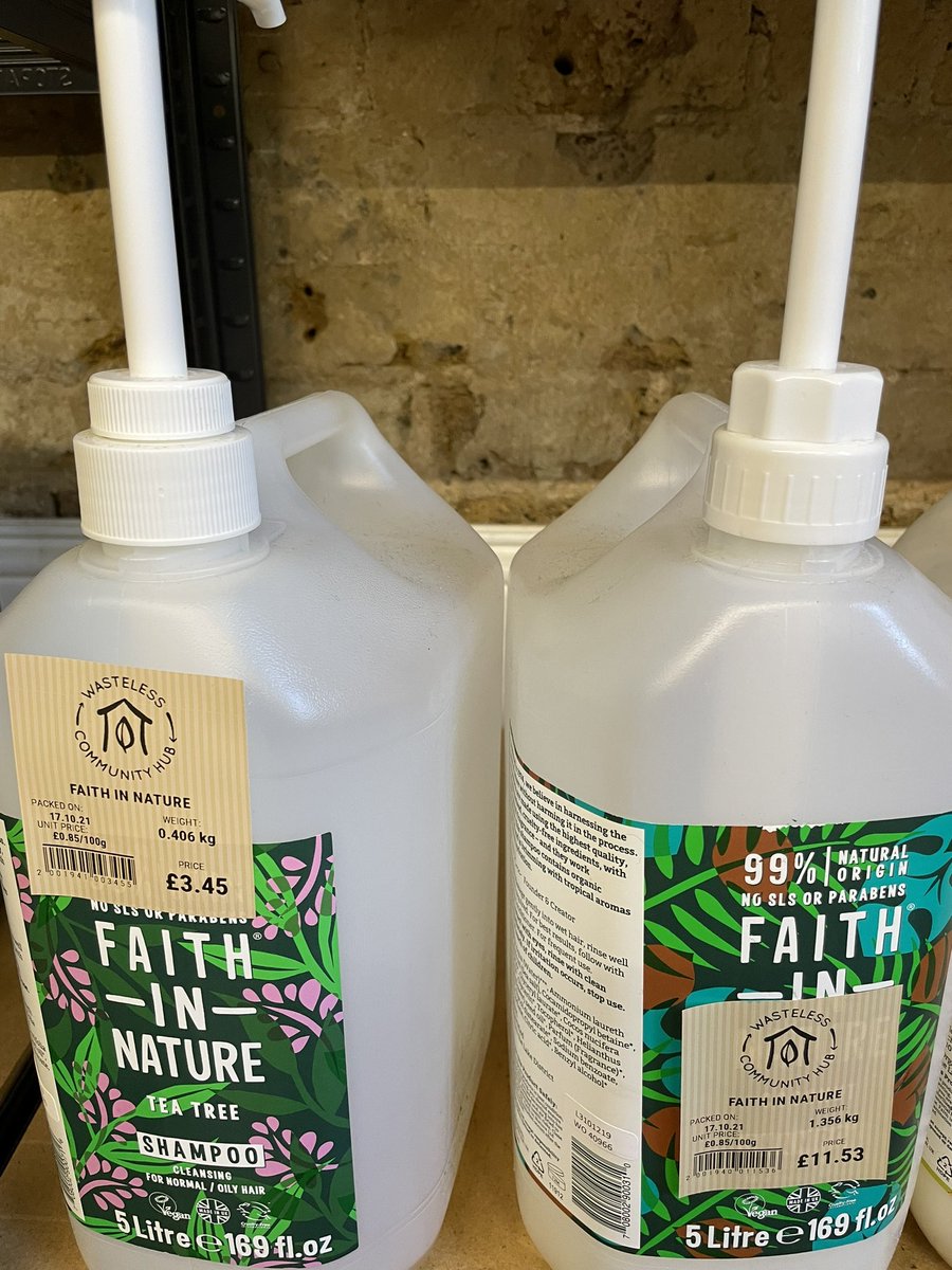 WastelessCH's tweet photo. Join us for the last time at The Exchange Sunday 24th 10-4. There’s 20% off vegan sweets &amp; 40% off dog treats (peanut butter bones &amp; coconut macaroons). 

The remaining Faith in Nature liquids are for sale with the 5l container &amp; pump which can be returned to us when empty. https://t.co/6ZYVJrjA2y