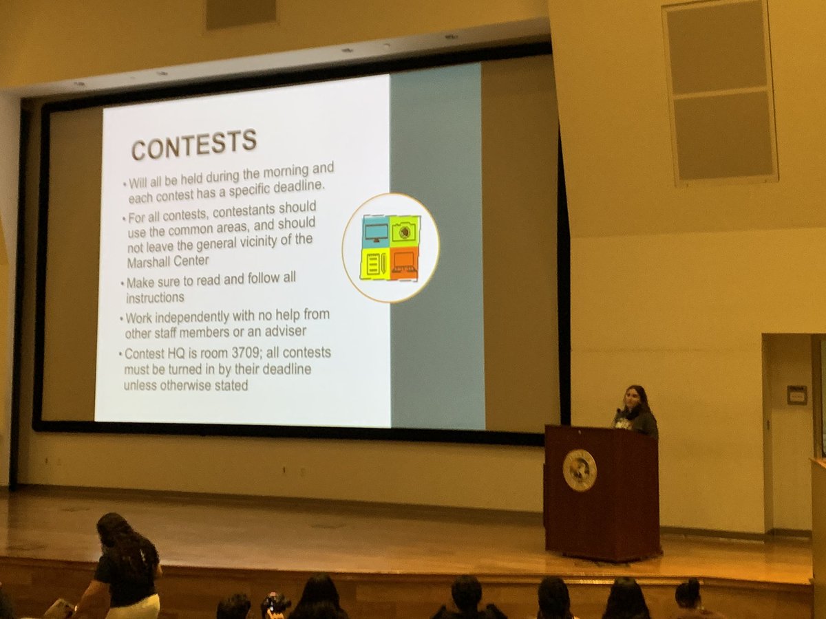 It’s district workshop season. District 4 is the first, with more than 350 student journalists in Tampa. We are so happy to be back and seeing everyone in-person!