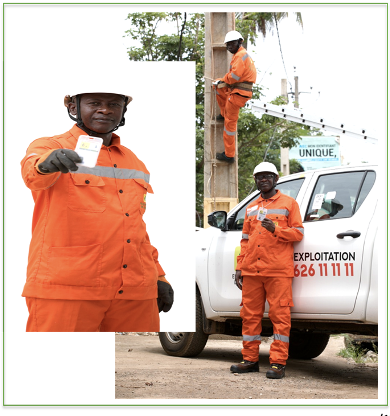 Tous les agents habilités à régulariser les réseaux énergétiques sont habillés uniquement en orange muni d'un badge EDG. Tout autre individu ne répondant pas aux normes de la société serait considéré comme un intrus. 
#EDG #Energie #Médias #PressePublique #PressePrivée