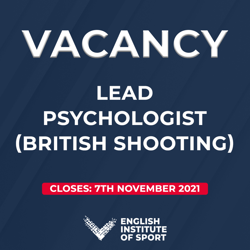 UKSportsInst's tweet photo. ⏰ NEW JOB ALERT ⏰

We're on hunt for a Lead Psychologist to work with British Shooting in the build up to #Paris2024 🎯

For more information 👇