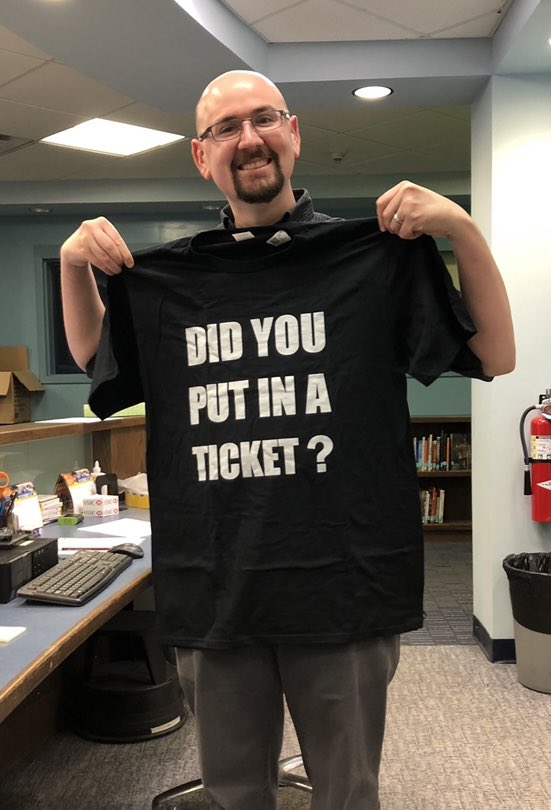 RamseyHSNJ's tweet photo. Today we honor our friend and colleague, Brian Rowan, by wearing #BlueforBrian and #FlannelforBrian. Brian you will be so missed by your friends here at RHS and @RSDsmithschool. We will be sure to always “put in a ticket.” 💛💙 https://t.co/upeqg8luEy