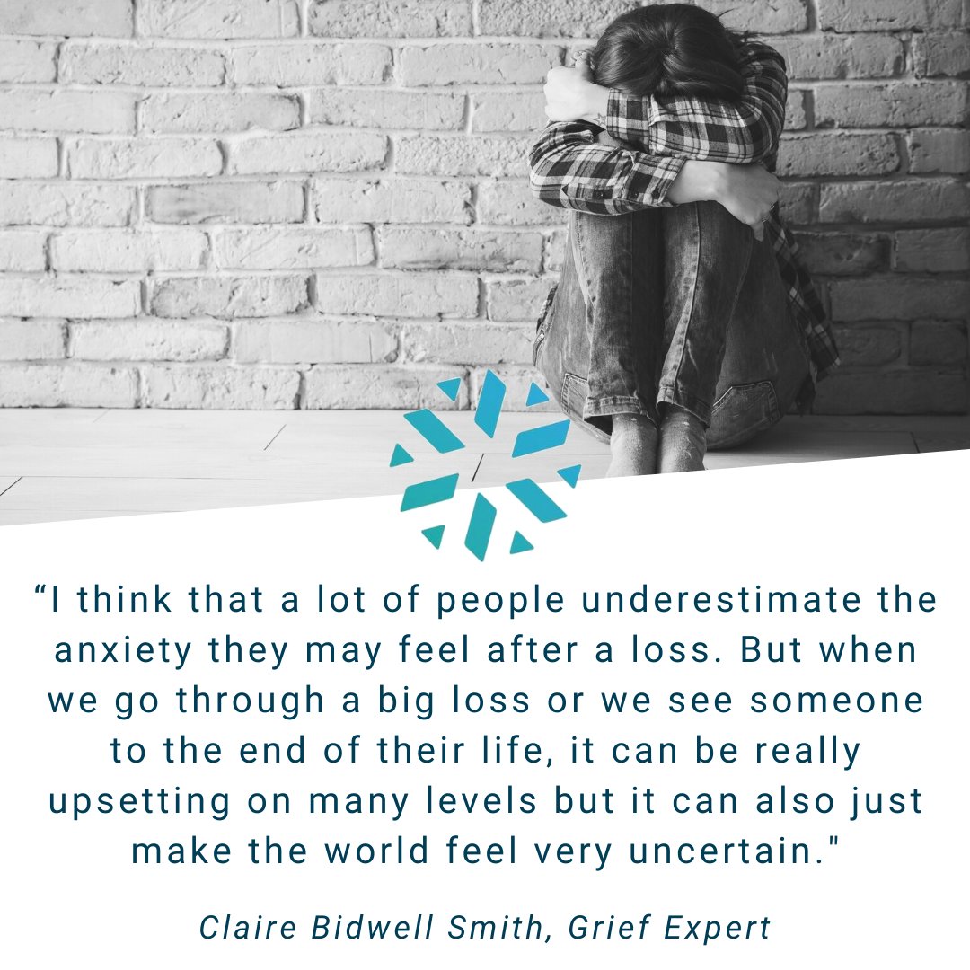 Is anxiety an overlooked stage of grief? Author and Grief Expert Claire Bidwell Smith recently joined Tracy Wood on her Grave to Great podcast to unpack anxiety’s role in the grieving process. Check it out on Spotify, Apple Podcasts, Stitcher, or Google Podcasts.