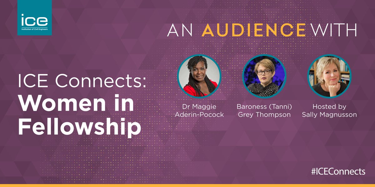 ICEScotland's tweet image. ICE is proud to have brought together our Women Fellows for our inaugural #ICEConnects event...
An Audience With: Dr Maggie Aderin-Pocock, Baroness @Tanni_GT and @sallymag1
It's a joy to connect #CivilEngineers at the top of their profession.#ICEFellow #WomenInEngineering
