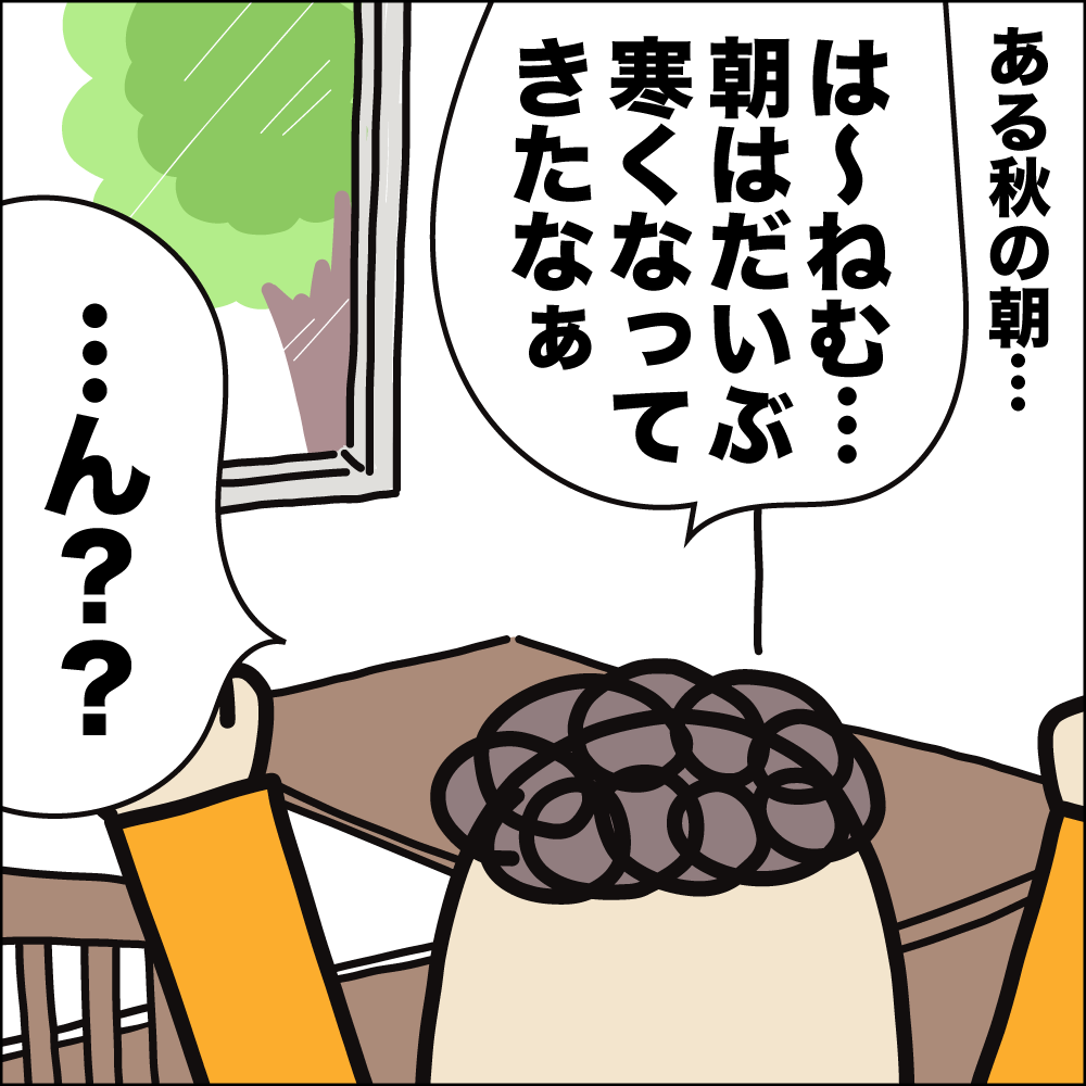 ある秋の朝。
床に落ちていた「米つぶ」と思っていた物体の正体とは…!???

衝撃のラストはブログで(大袈裟です)▼
https://t.co/6lzg2uTZEM
#ババアの漫画 #育児漫画 