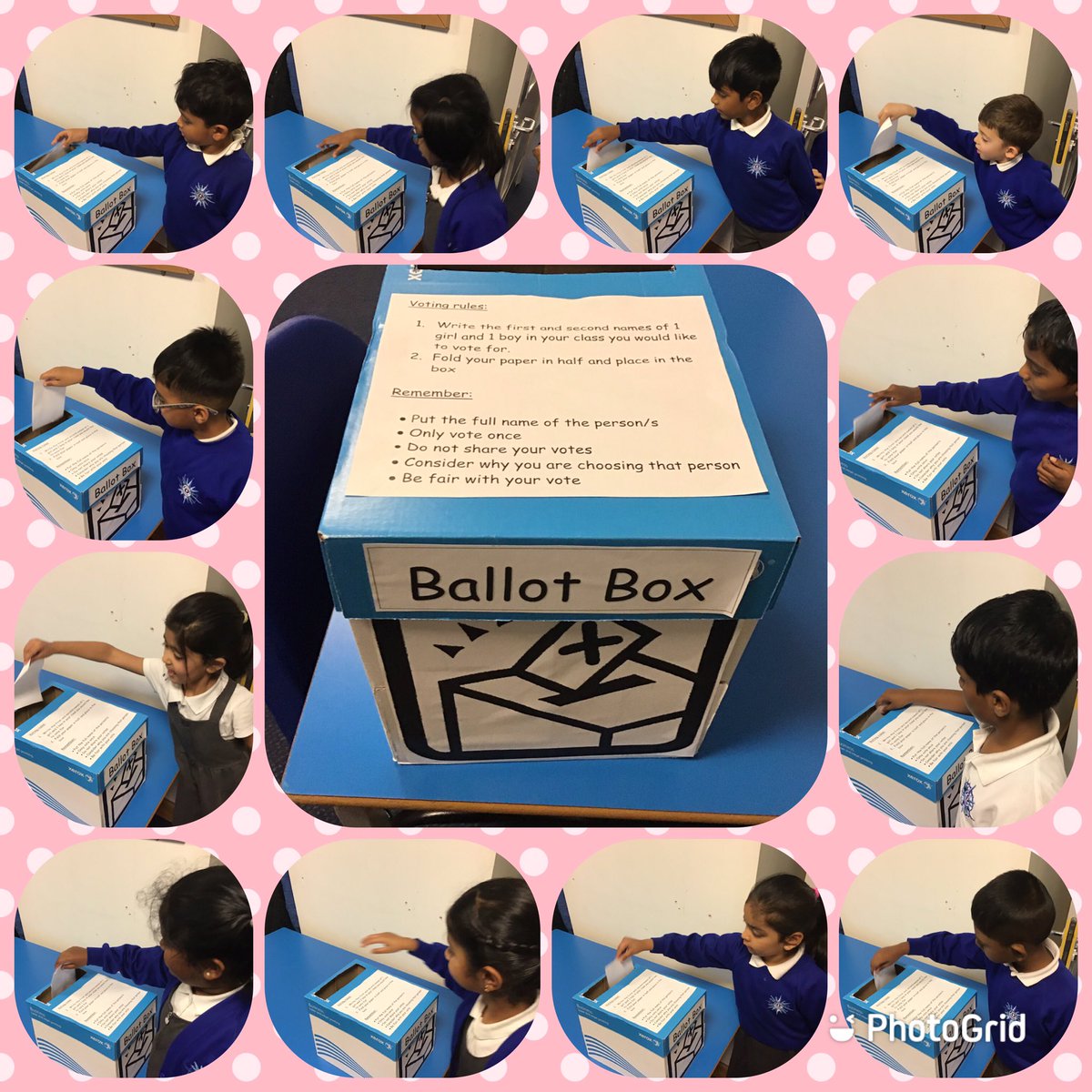 Miss_Dubuna_WWA's tweet photo. 2CD have just voted for their new class representatives. 
The girl and boy with the most votes will join school council. Good luck to all candidates who applied and read their manifestos with the class 👏🏽

@winston_way @WWA_SSC @Emmafelthamwin1 https://t.co/UgqmTWQuBz