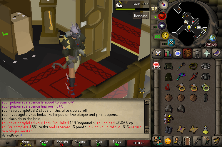 Finally got myself a Seercull, this step has haunted me for ages. I've had to drop five elites in a row so I thought it was finally time to do some DKS. Got quite a few uniques which was nice😁 Fully completed the log apart from pets now, just a shame the casket was TRASH😅