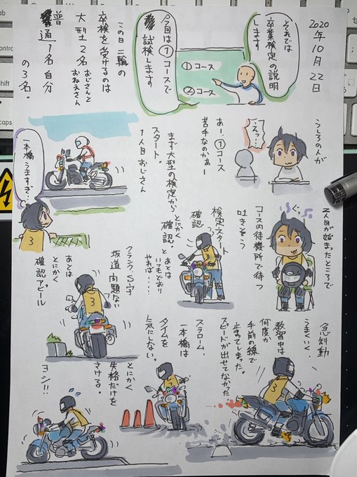 普通自動二輪の卒検を合格し速攻で免許センターで免許書換えをしてからちょうど一年が経ちました。 