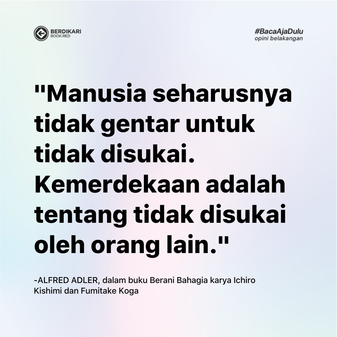 BerdikariBook's tweet photo. Kita selalu memiliki satu kecenderungan kuat untuk menipu diri kita sendiri secara emosional...

Selengkapnya: https://t.co/xEcuWpMUTZ https://t.co/MHkWhnjbMY
